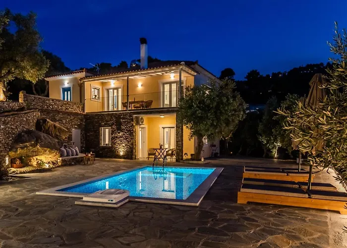 Villa Ifigeneia Skopelos Με Πισίνα Και Υπέροχη Θέα
